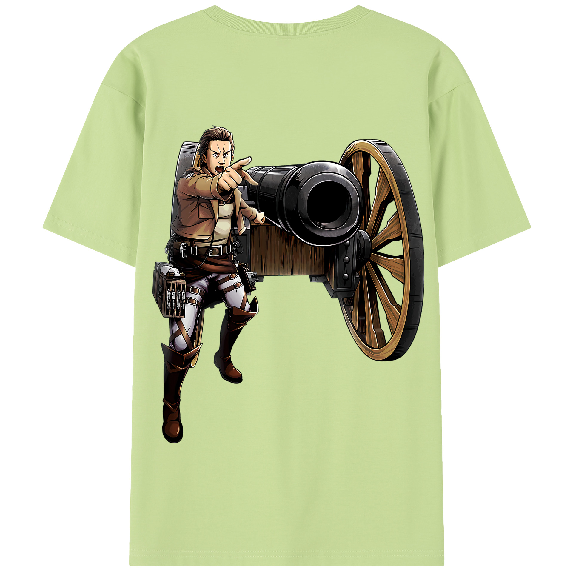 （画像用） 進撃の巨人 Attack on Titan 綿100％半袖Tシャツ（背面プリント）